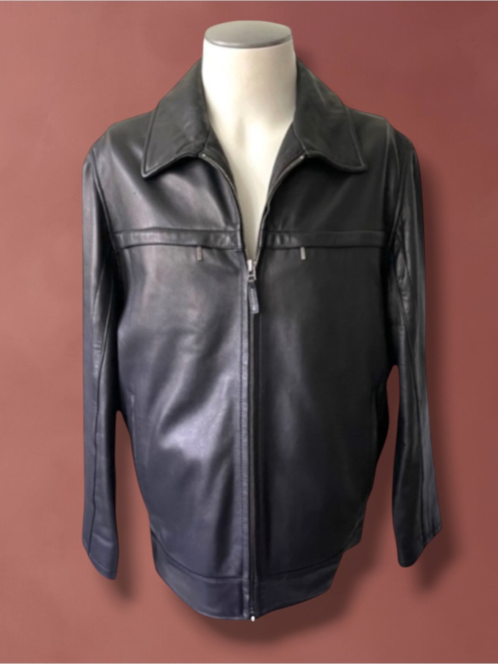 DANIEL CREMIEUX COLLECTION LAMB LEATHER JACKET SIZE MEDIUM